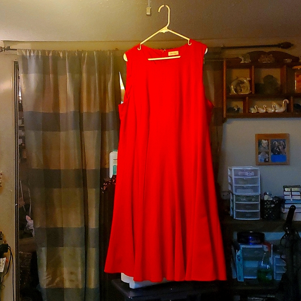 Red dress